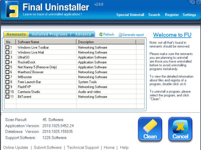 Final Uninstaller 1.5.0.91