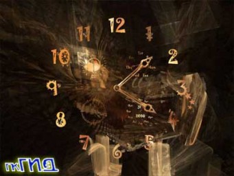 3D Crazy Mechanic Clock Screensaver