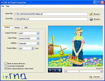 GIF to Flash Converter 1.5