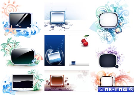 TV Summer vector