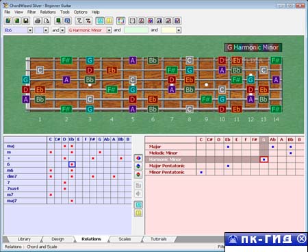 ChordWizard Silver 2.01 – Изучение основ музыки